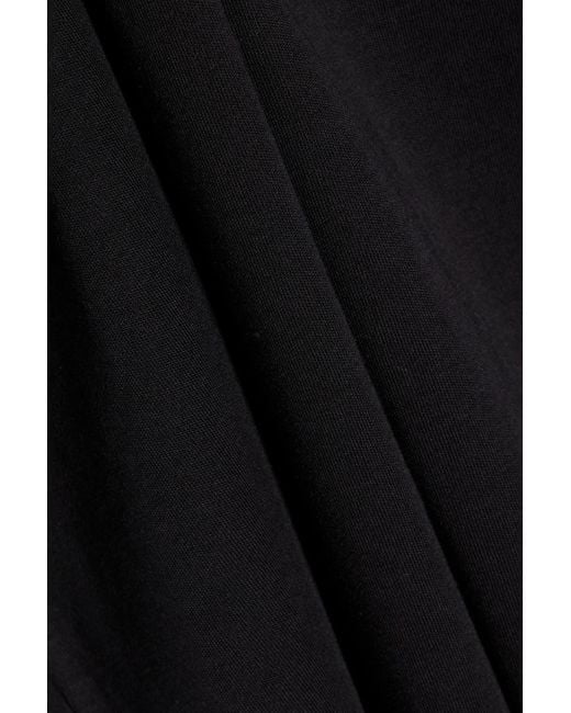 Rag & Bone Black Cliff Cotton And Tm-blend Jersey T-shirt for men
