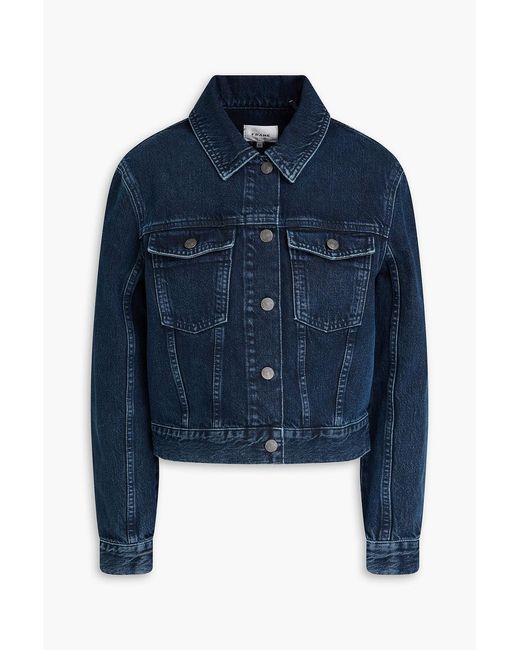 FRAME Blue Denim Jacket