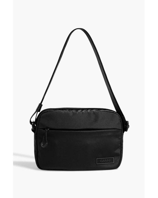 Ganni Black Festival Shell Shoulder Bag