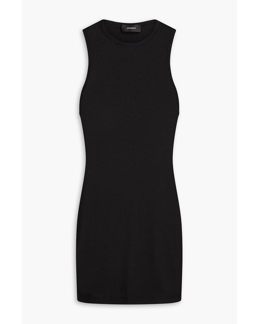 Wardrobe NYC Black Cotton-blend Jersey Tank