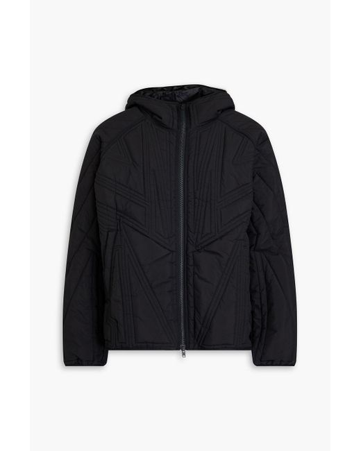Y-3 Blue Quilted Shell Jacket for men
