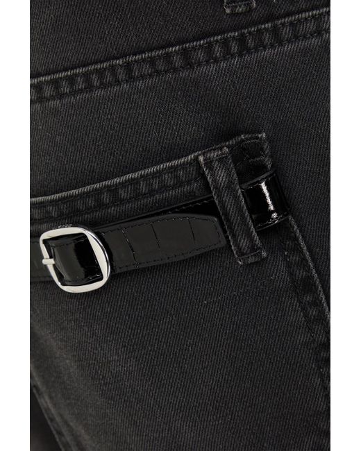 Coperni Black Denim Shorts