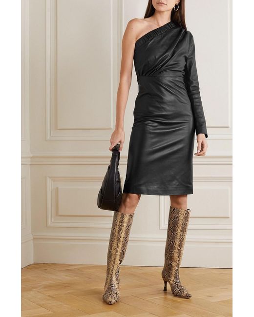dodo bar or leather dress Sitter leather dress available now on www.dodobaror.com #DodoBarOr