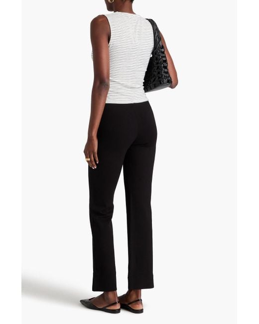 Rag & Bone Black Irina Ponte Flared Pants