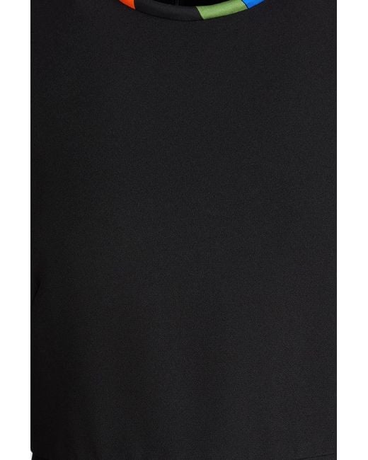 Emilio Pucci Black Crepe Mini Dress