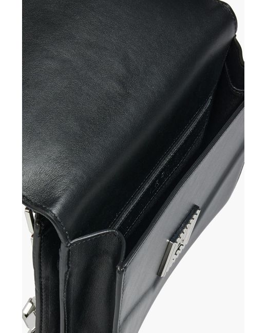 IRO Black Iris Leather Shoulder Bag