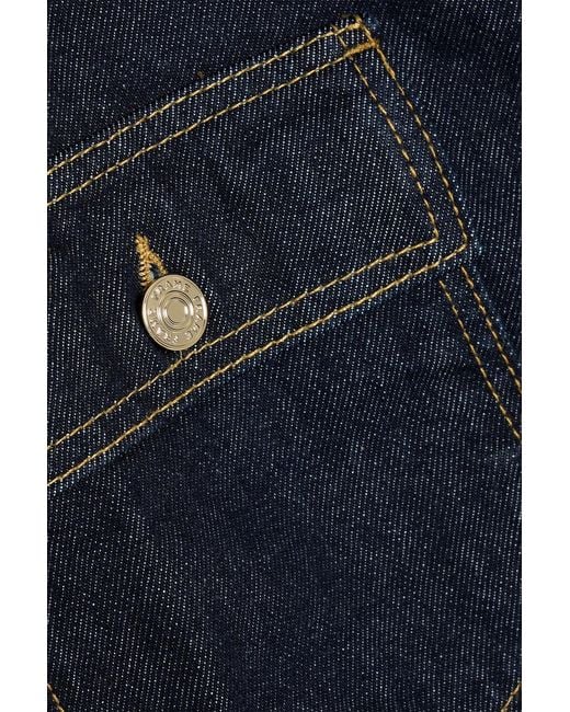 FRAME Blue The Boxy Denim Jacket