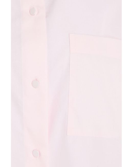 Vince Pink Hemd aus baumwollpopeline
