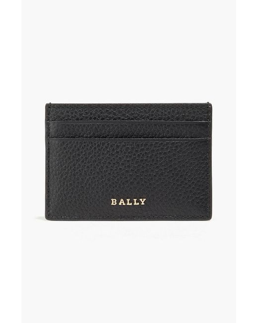 Bally Black Pebbled-Leather Cardholder