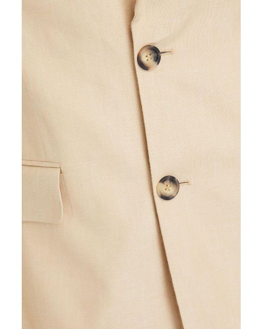 Sandro Natural Linen Suit Jacket for men