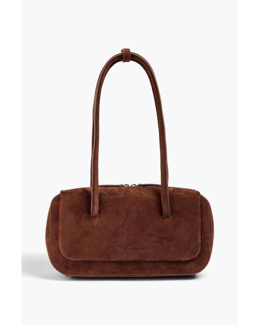 Aesther Ekme Brown Lagune Suede Shoulder Bag