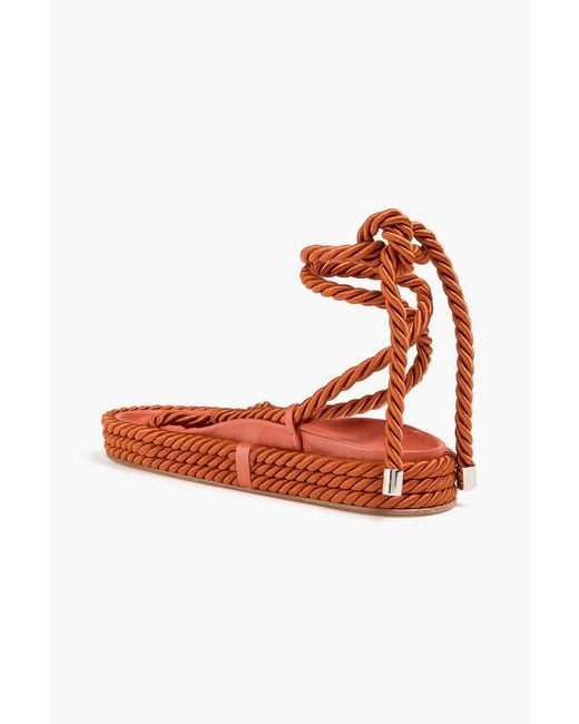 STUDIO AMELIA Red Tether Chord Sandals