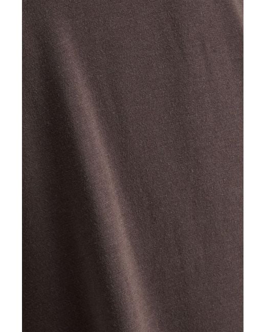 Rick Owens Brown Fleece Sweatshirt for men