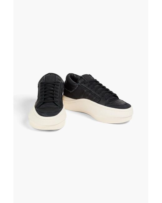 Y-3 Centennial sneakers aus leder und canvas in Black für Herren