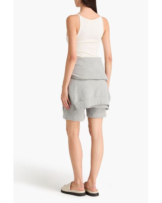 ÉTERNE White Ribbed Jersey Tank