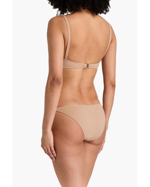 Melissa Odabash White Ecuador Embellished Bikini Top