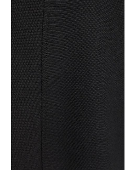 Victoria Beckham Black Cutout Crepe Top