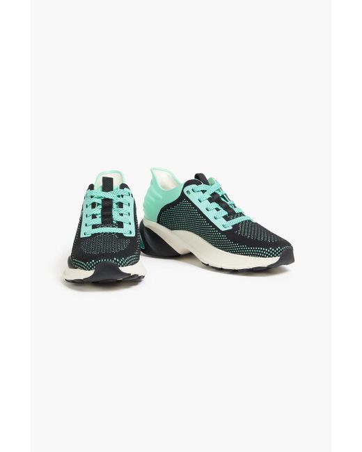 Tory Burch Green Good Luck Knit Trainer
