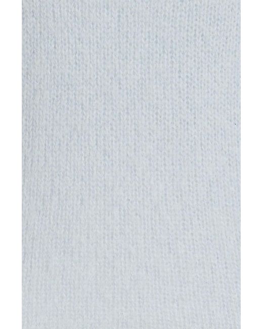 Nina Ricci Blue Rollkragenpullover aus einer mohairmischung
