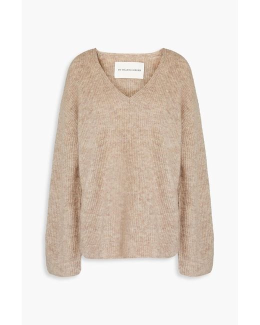 By Malene Birger Natural Dipoma Brushed Knitted Sweater
