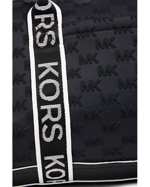 Michael Kors Logo-embossed Neoprene Weekend Bag in Black for Men