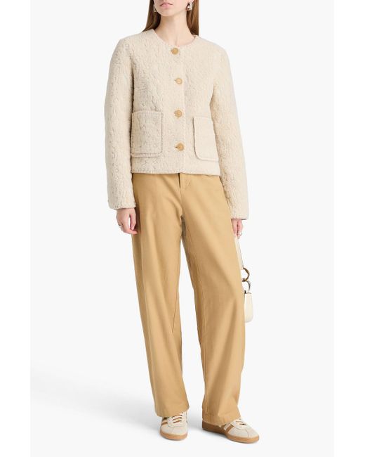 Rag & Bone Natural Cove Fleece Jacket