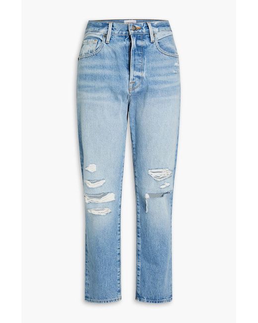 Destroyed Jeans Herren - Zerrissene Denimhose In Lässigem Biker-Look