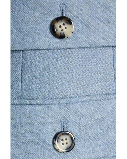 Veronica Beard Blue Blazer "nalani dickey" aus flanell
