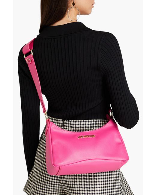 Love Moschino Pink Faux Leather Shoulder Bag