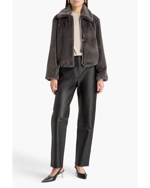 Theory Brown Plush Jacket