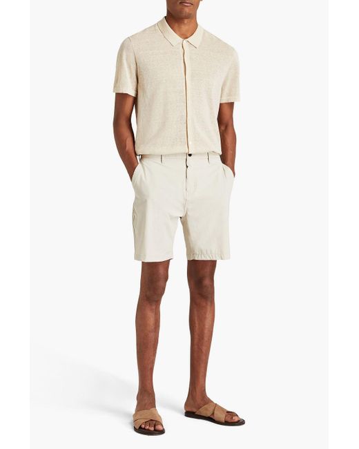Onia White Stretch-shell Shorts for men