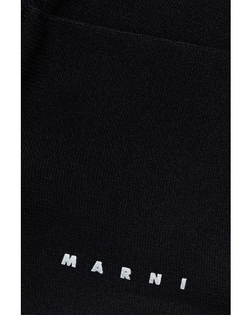 Marni Black Jacquard Socks