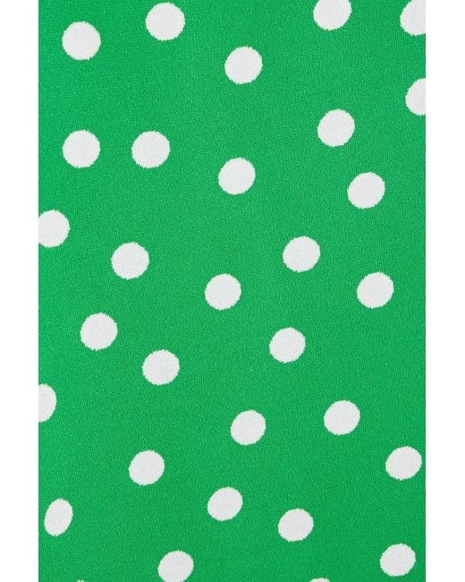 carolina herrera green polka dot dress CH Carolina Herrera Fall 2022 Fashion Show