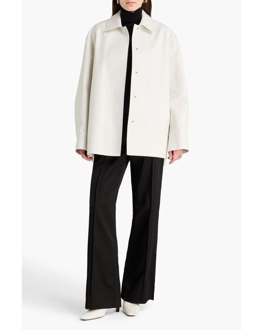Jil Sander White Cotton Jacket
