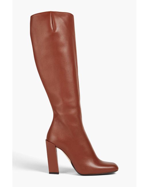 Victoria Beckham Brown Leather Boots