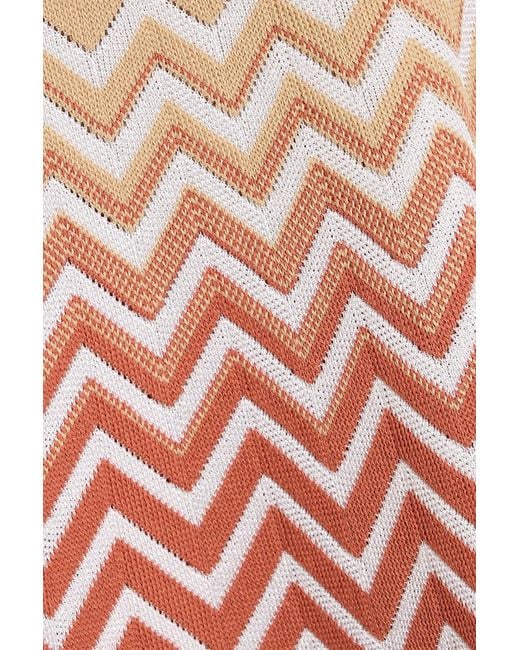 Missoni White Crochet-Knit Cotton-Blend Mini Dress