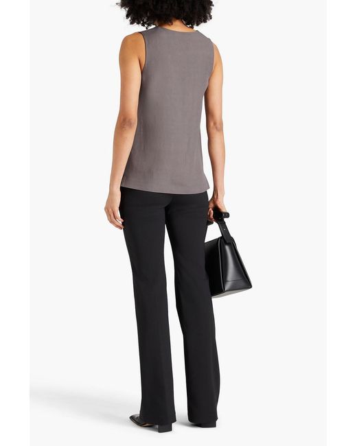 Jil Sander Brown Canvas Top