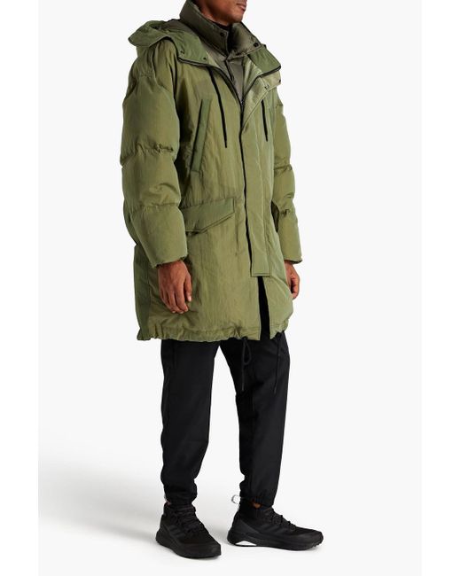 Holden Green Quilted Shell Hooded Down Parka for men