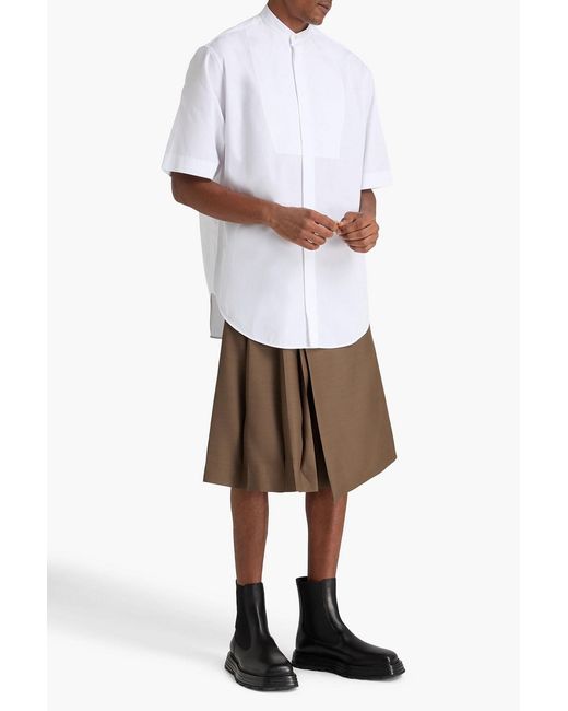 Jil Sander White Cotton-poplin Shirt for men