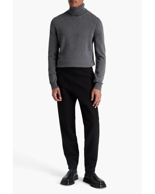 Maison Margiela Rollkragenpullover aus wolle in Gray für Herren