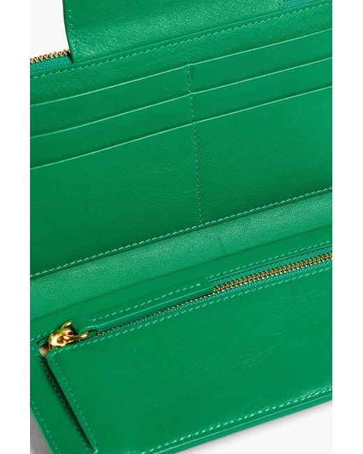Jacquemus Green Le Pichoto Leather Shoulder Bag