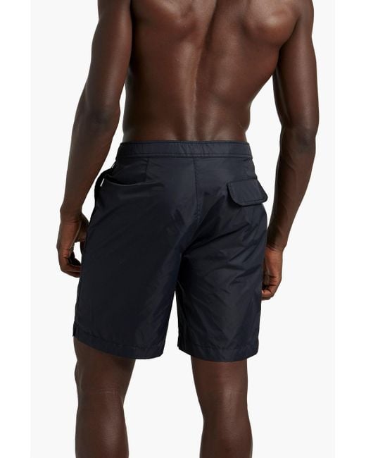 Onia Blue Mid-length Swim Shorts for men