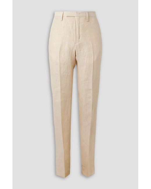 Mr P. Natural Phillip Tapered Linen Suit Pants for men