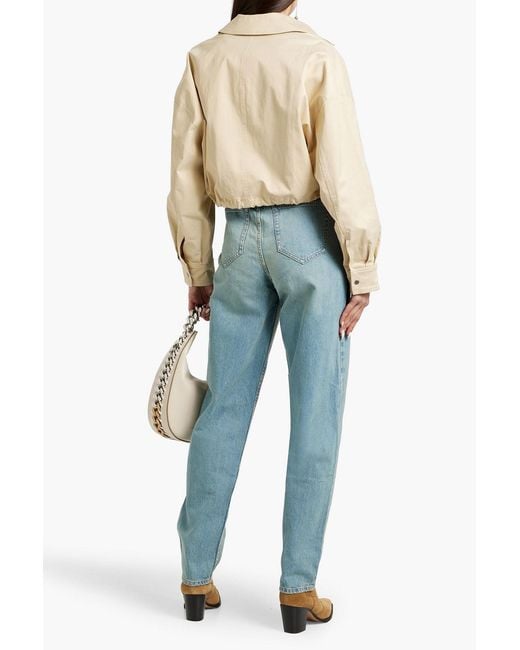 Isabel Marant Blue Corsy J High-rise Tapered Jeans