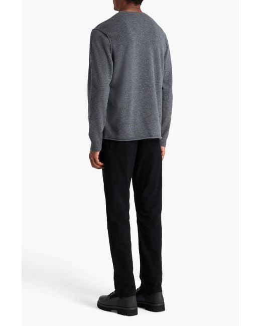 James Perse Gray Cashmere Sweater for men