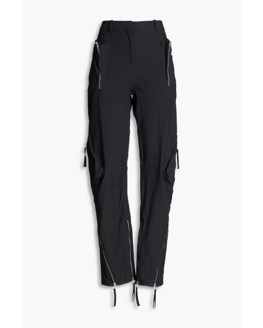 Jacquemus Blue Buckled Stretch-twill Cargo Pants