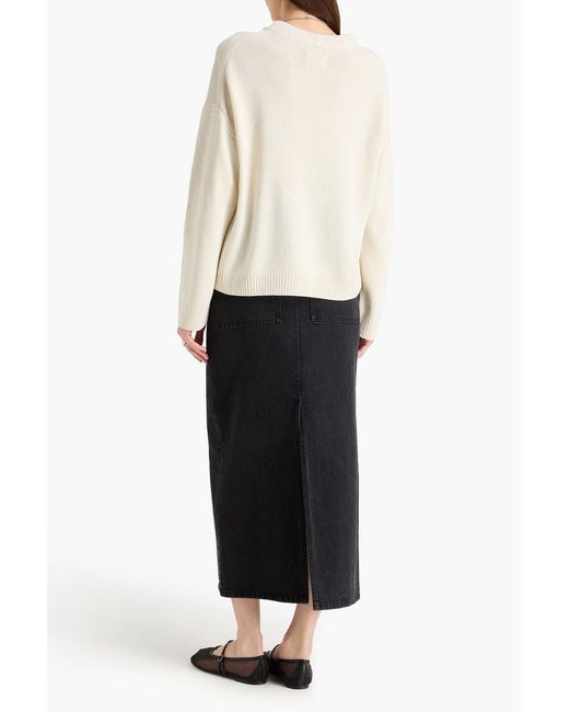 Loulou de Saison Natural Rava Silk-chenille Sweater
