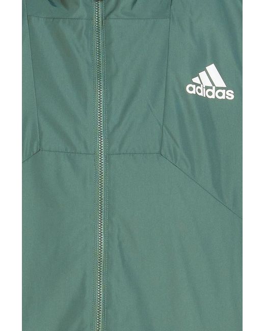 Adidas Originals Gestreifte kapuzenjacke aus shell in Green für Herren