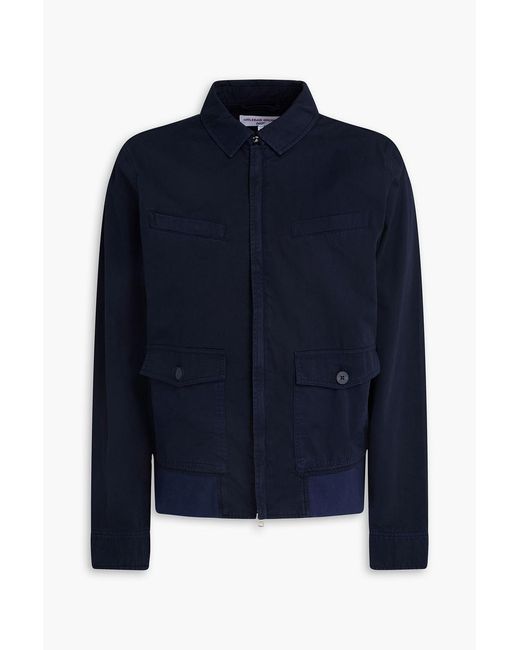 Orlebar Brown Blue Octopussy Harrington Cotton-Twill Jacket for men