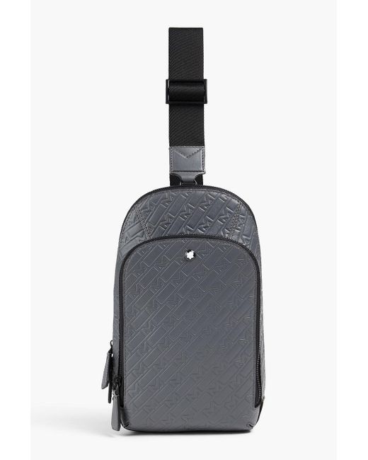 Montblanc Blue Extreme 3.0 Embossed Leather Backpack for men